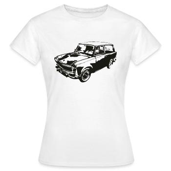  601 Kombi Trabi - Frauen T-Shirt - Weiß - Vorne - AI Model Female 172 dark (172cm)