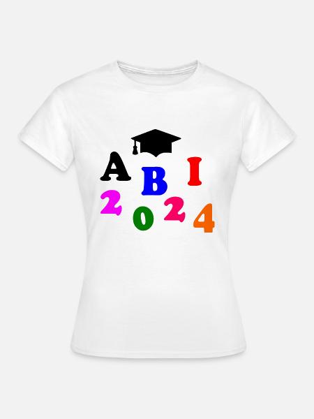 Abi 2024 - Frauen T-Shirt - Weiß