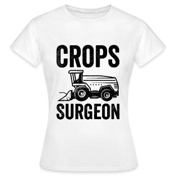 Crops Surgeon Farmer Agriculture - Women's T-Shirt - white - Front - AI Model Female 172 dark (172cm)