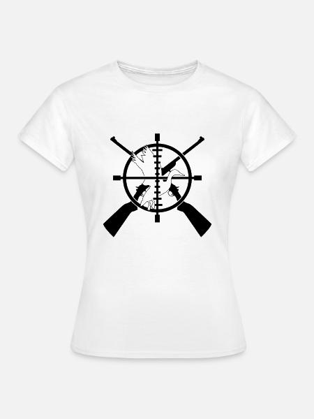 Entenjagd Entenjäger - Frauen T-Shirt - Weiß