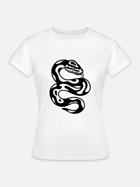 Kugelpython Schlange - Frauen T-Shirt - Weiß