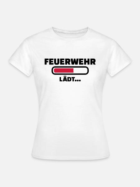 Feuerwehr - Frauen T-Shirt - Weiß
