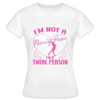 Baton Twirling Just A Baton Twirl Girl Baton Cadeaux - T-shirt Femme - blanc - Devant - AI Model Female 172 dark (172cm)