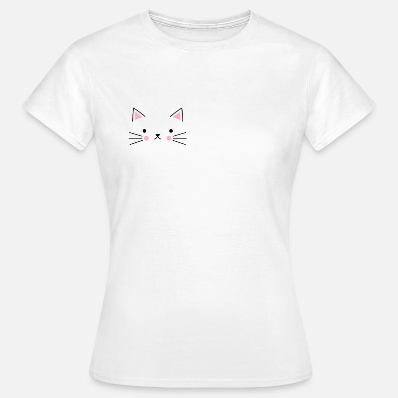 CUTE KITTY - Women's T-Shirt - white