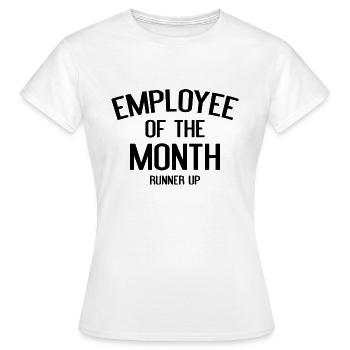 Employé du mois Finaliste - T-shirt Femme - blanc - Devant - AI Model Female 172 dark (172cm)