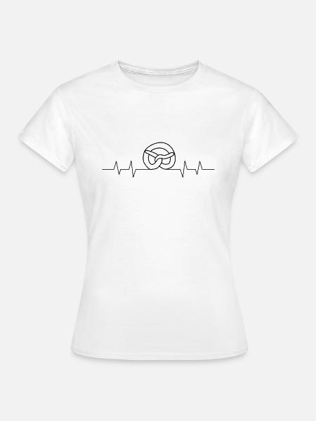 Brezel - Frauen T-Shirt - Weiß