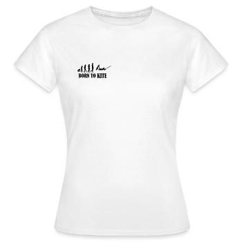 Kiteboard,Kiteboarder,Kite,Kiteboarding,Meer,Board - Frauen T-Shirt - Weiß - Vorne - AI Model Female 172 dark (172cm)