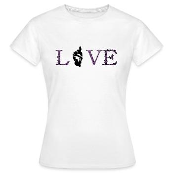 Korsika - Frauen T-Shirt - Weiß - Vorne - AI Model Female 172 dark (172cm)