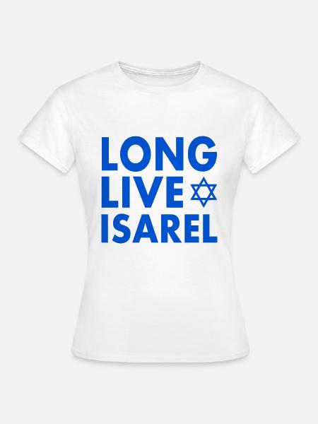 Long live israel - Frauen T-Shirt - Weiß