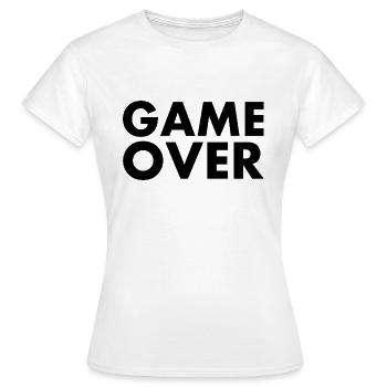 Game over - T-shirt Femme - blanc - Devant - AI Model Female 172 dark (172cm)