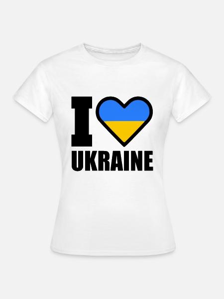 Ukraine - Frauen T-Shirt - Weiß