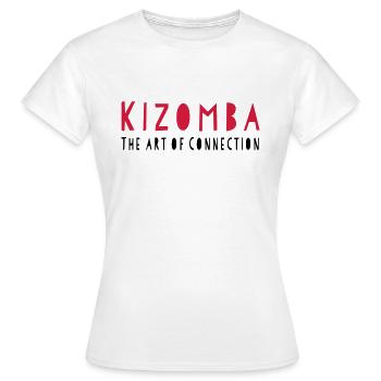 Kizomba The Art of Connection - Kizomba Dance Fash - Frauen T-Shirt - Weiß - Vorne - AI Model Female 172 dark (172cm)