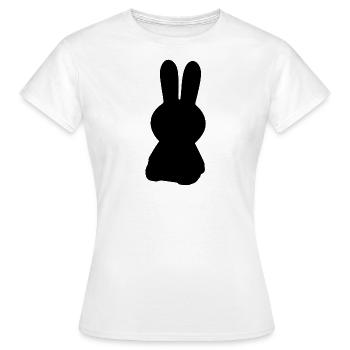 Osterhase - Frauen T-Shirt - Weiß - Vorne - AI Model Female 172 dark (172cm)