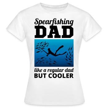 Pêche sous-marine Pêche sous-marine Papa Fête des Pères - T-shirt Femme - blanc - Devant - AI Model Female 172 dark (172cm)