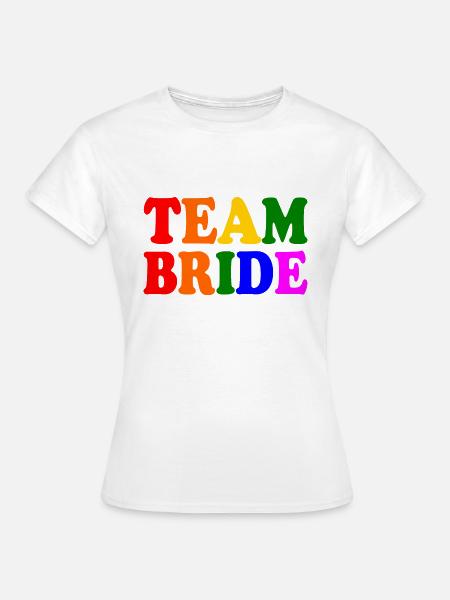 Team bride - Frauen T-Shirt - Weiß