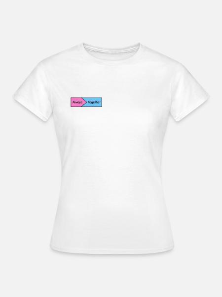Immer zusammen - Frauen T-Shirt - Weiß