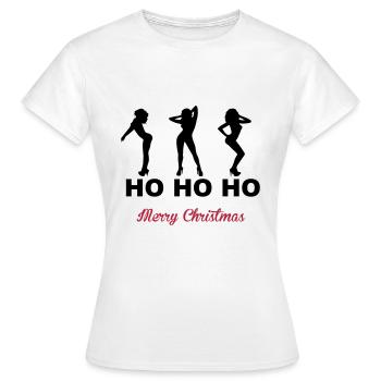 Merry Christmas - T-shirt Femme - blanc - Devant - AI Model Female 172 dark (172cm)