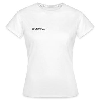 Know Jesus know peace hoodie and shirt - Women's T-Shirt - white - Front - AI Model Female 172 dark (172cm)