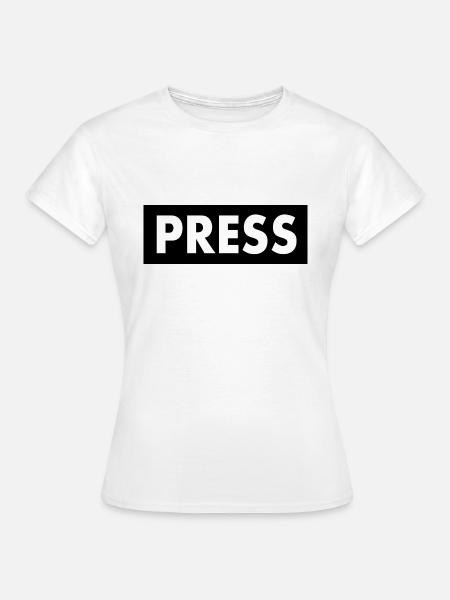 Press - T-shirt Femme - blanc
