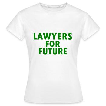 Lawyers for future - T-shirt Femme - blanc - Devant - AI Model Female 172 dark (172cm)