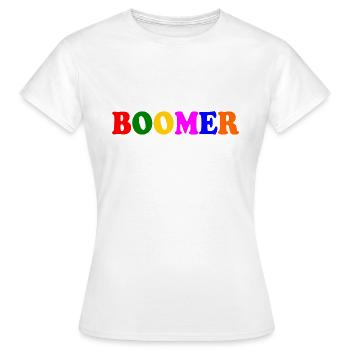 Boomer - Frauen T-Shirt - Weiß - Vorne - AI Model Female 172 dark (172cm)