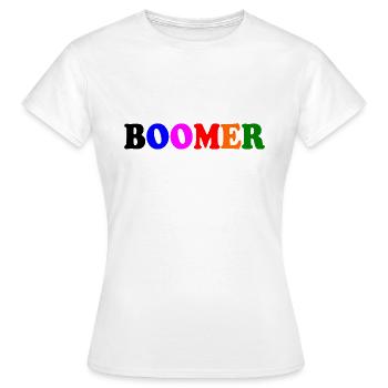 Boomer - Frauen T-Shirt - Weiß - Vorne - AI Model Female 172 dark (172cm)