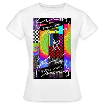 Impact Style 10trayant 4000 2 - T-shirt Femme - blanc - Devant - AI Model Female 172 dark (172cm)