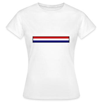 Holland flag - Women's T-Shirt - white - Front - AI Model Female 172 dark (172cm)