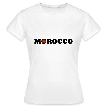 Marokko - Frauen T-Shirt - Weiß - Vorne - AI Model Female 172 dark (172cm)