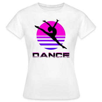 Gymnastique rythmique - T-shirt Femme - blanc - Devant - AI Model Female 172 dark (172cm)