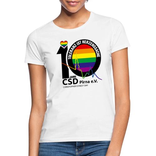 CSD Pirna 2021 Toleranz ist Herzenssache - Frauen T-Shirt