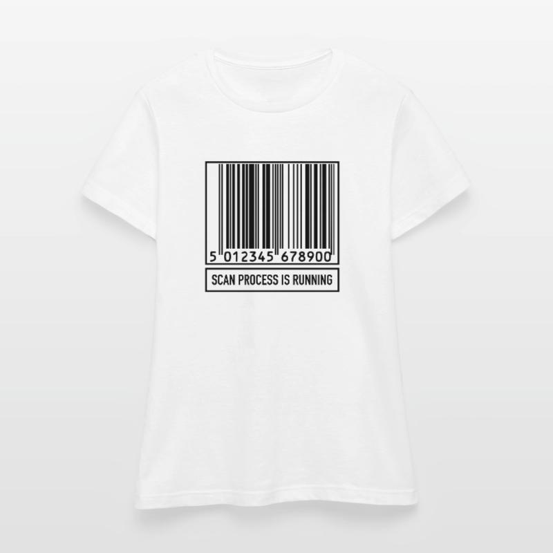 Scan bar code computer science technology gift Women's T-Shirt