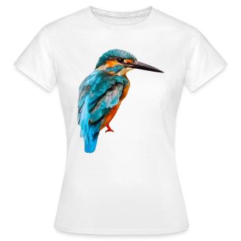 martin-pêcheur - T-shirt Femme - blanc - Devant - AI Model Female 172 dark (172cm)