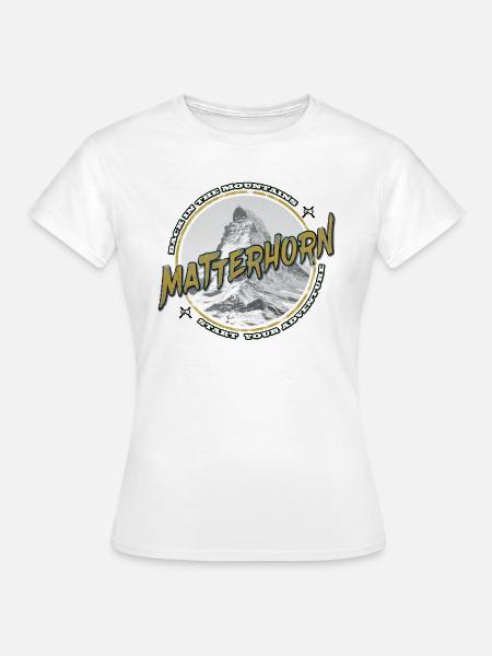 Matterhorn - Frauen T-Shirt - Weiß