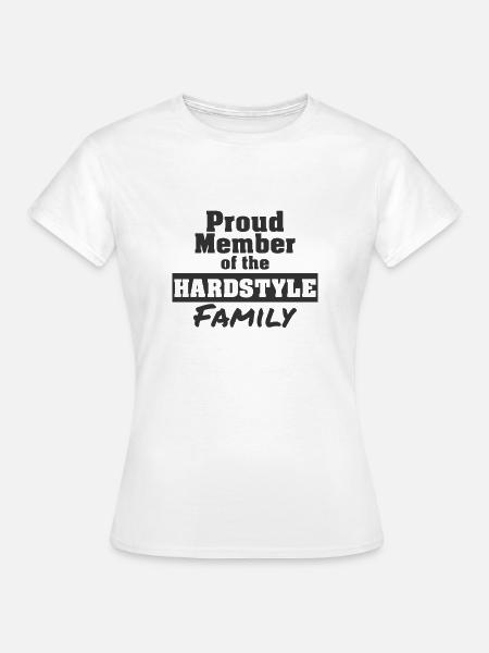 Hardstyle Family - Dark | Hardstyle Merchandise - Frauen T-Shirt - Weiß