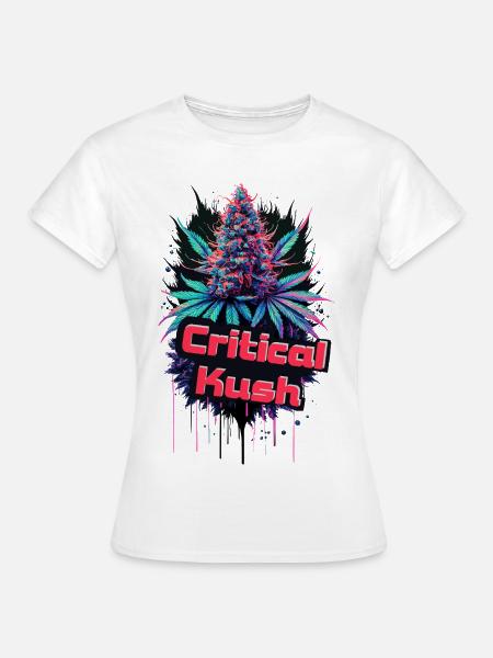 Critical Kush - Frauen T-Shirt - Weiß