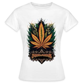 Marijuana - Frauen T-Shirt - Weiß - Vorne - AI Model Female 172 dark (172cm)