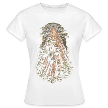 Baumpfleger Baumpflege - Frauen T-Shirt - Weiß - Vorne - AI Model Female 172 dark (172cm)