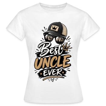 Best Uncle Ever Outdoors - Women's T-Shirt - white - Front - AI Model Female 172 dark (172cm)