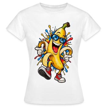 Cool Banana - Women's T-Shirt - white - Front - AI Model Female 172 dark (172cm)