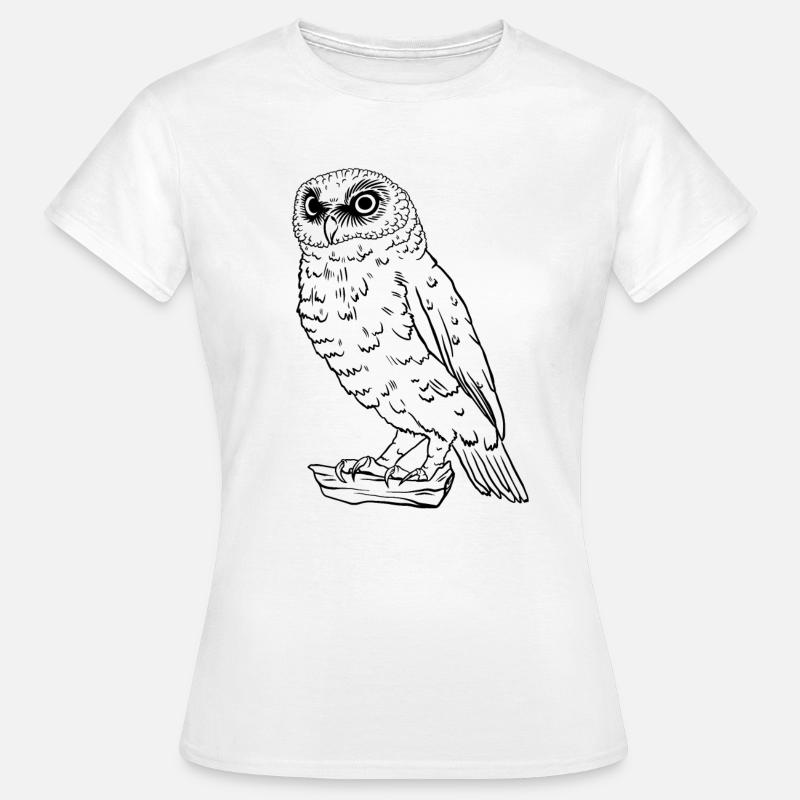 Einfach Eule - Frauen T-Shirt - Weiß