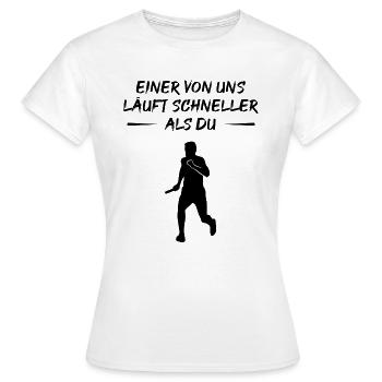 Défi de coureur rapide - T-shirt Femme - blanc - Devant - AI Model Female 172 dark (172cm)