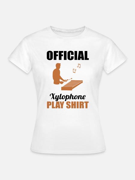 Xylophon Virtuose Offizielles Spielshirt - Frauen T-Shirt - Weiß