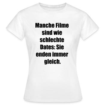 Amour et déception - T-shirt Femme - blanc - Devant - AI Model Female 172 dark (172cm)