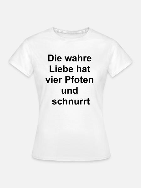 Fellnasen-Geschenk - Frauen T-Shirt - Weiß