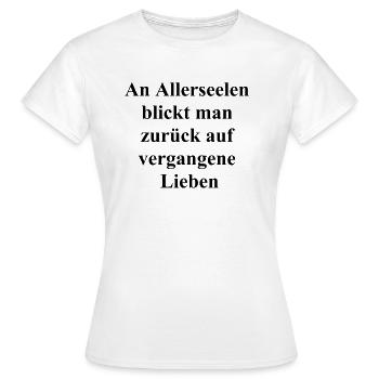 Personal gift to commemorate - Women's T-Shirt - white - Front - AI Model Female 172 dark (172cm)