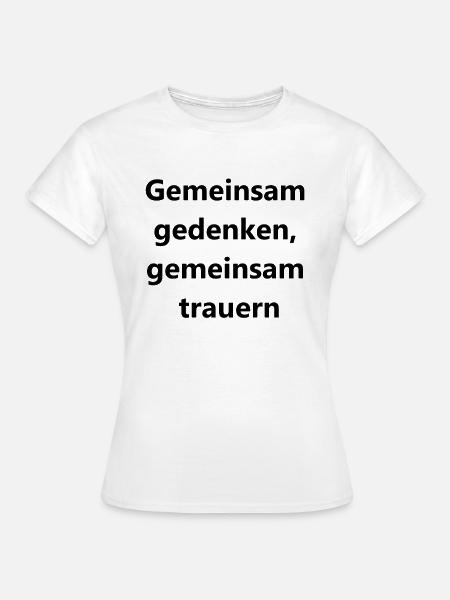 Allerseelen-Erinnerung - Frauen T-Shirt - Weiß
