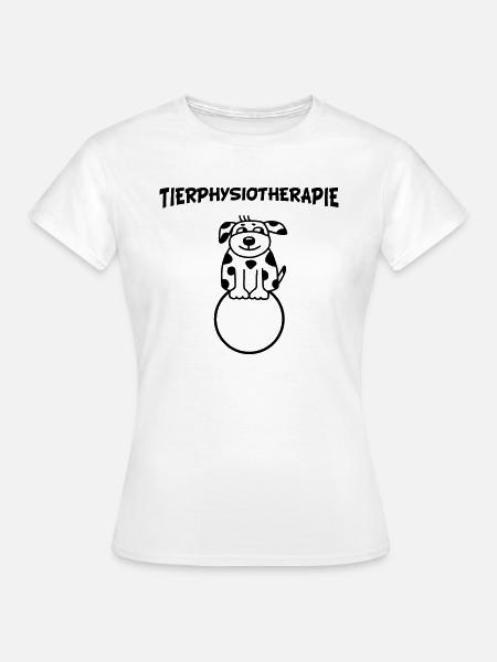 Tierphysiotherapie Hund - Frauen T-Shirt - Weiß