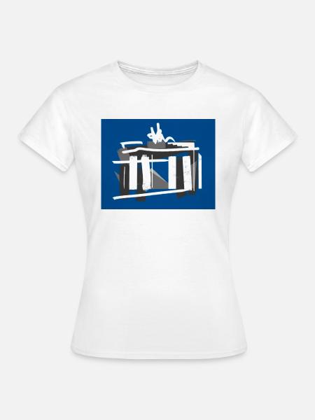 Brandenburger Tor - Frauen T-Shirt - Weiß
