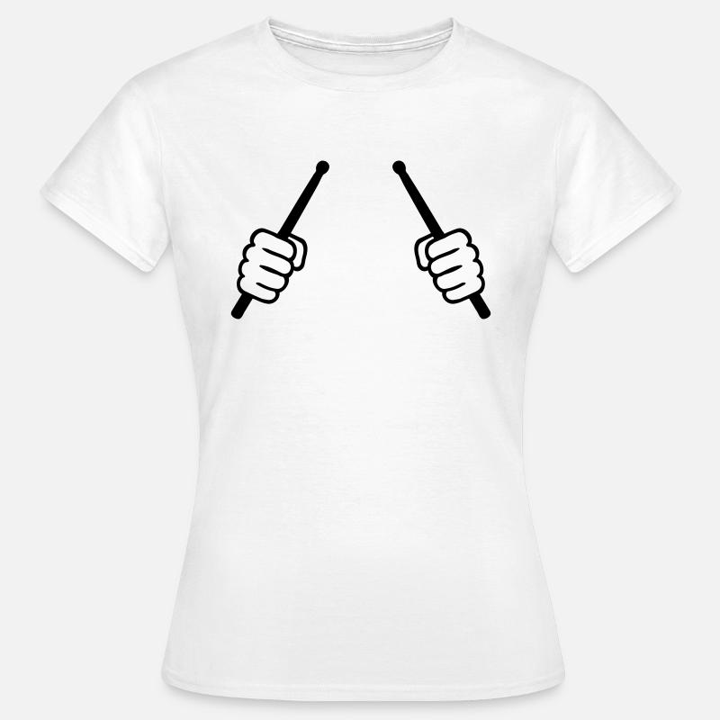 Drums - Women's T-Shirt - white